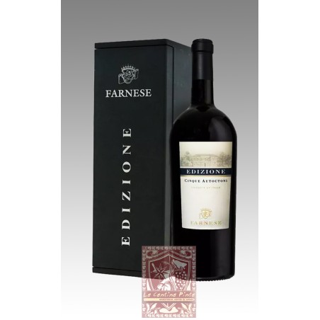 EDIZIONE CINQUE AUTOCTONI 2010 MAGNUM 1,5 LT IN CASSETTA LEGNO - FARNESE
