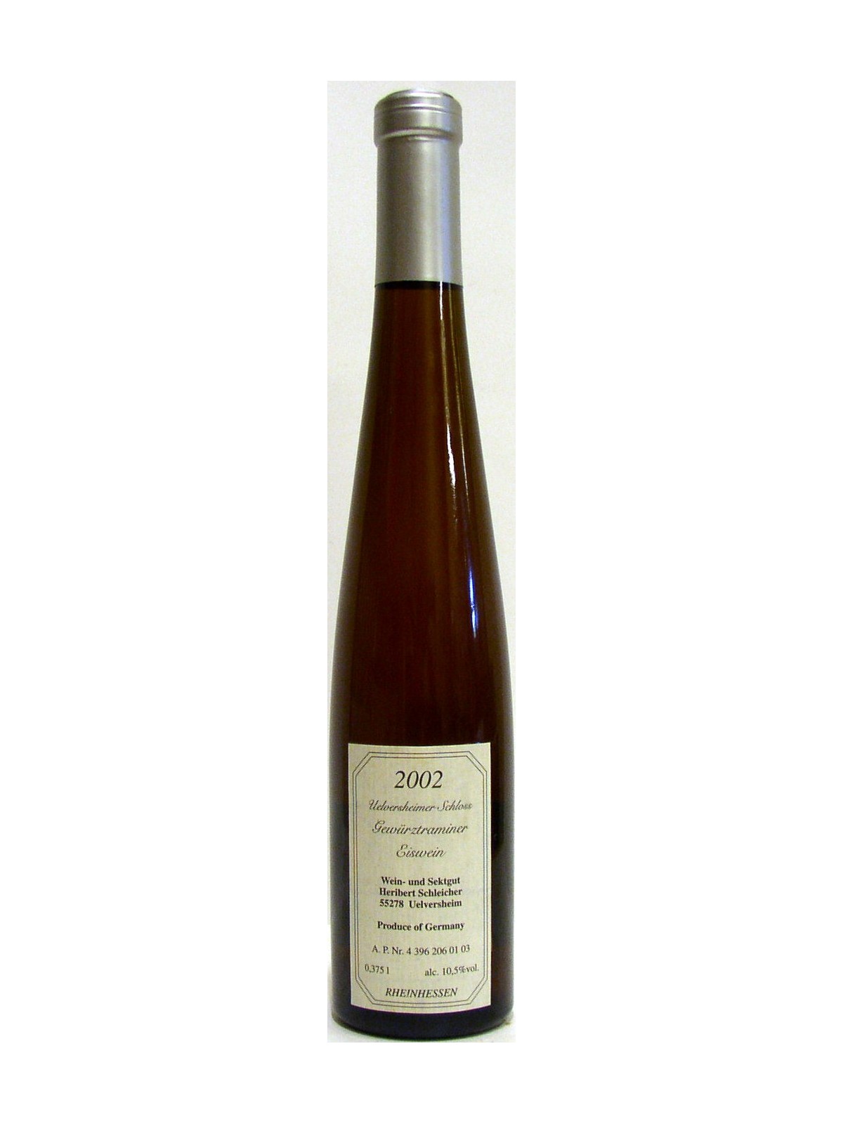 EISWEIN GEWURZTRAMINER 2002 (ICEWINE) UELVERSHEIMER SCHLOSS - HERIBERT SCHLEICHER