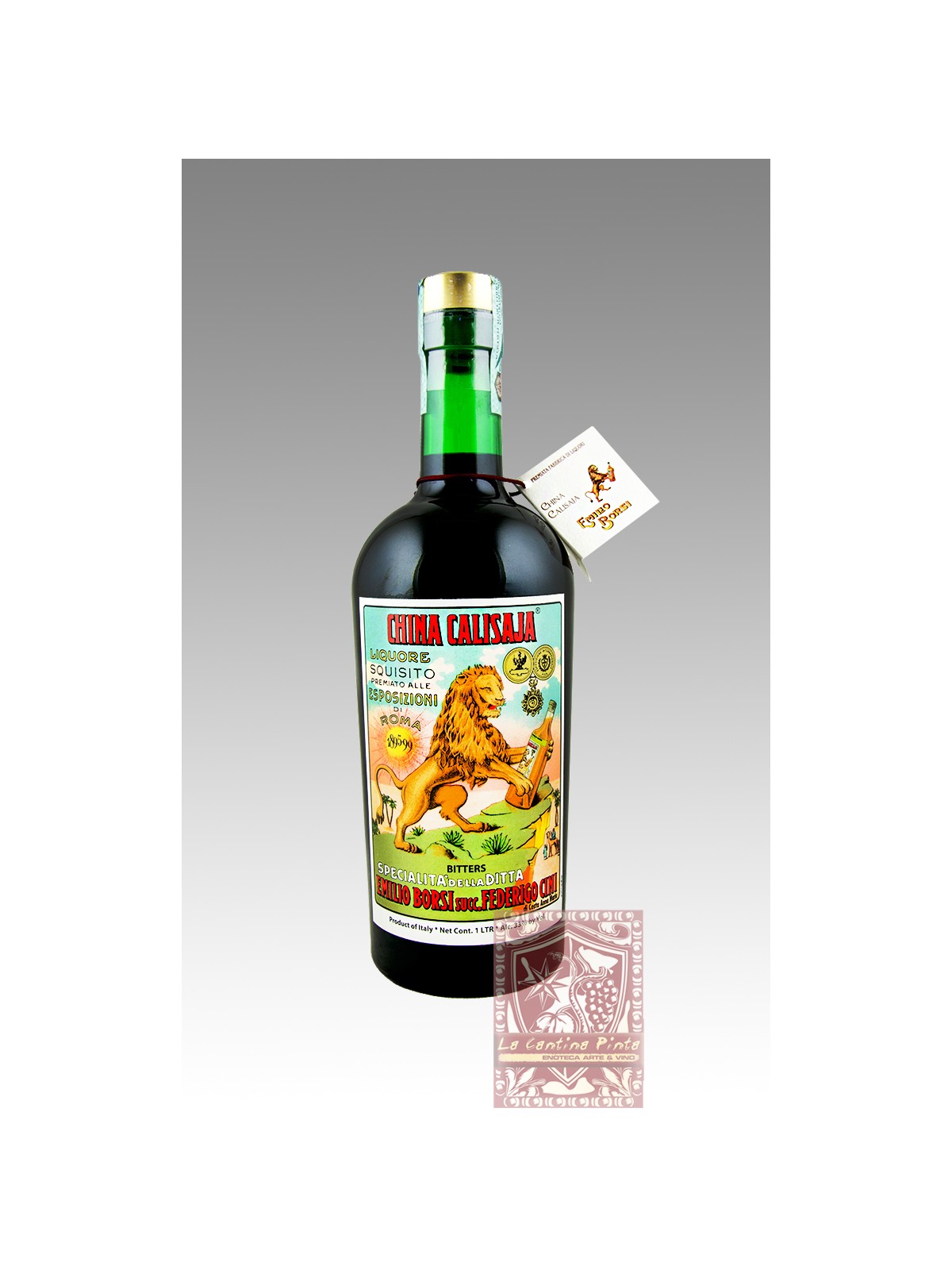 ELIXIR DI CHINA CALISAJA, LIQUORE SENZA GLUTINE 0,5 lt -  EMILIO  BORSI