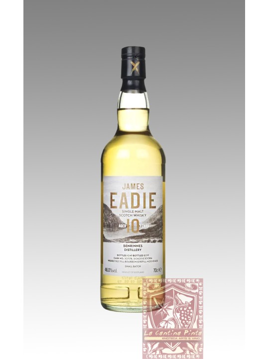 SINGLE MALT SCOTCH WHISKY BENRINNES  10 YO  - JAMES EADIE
