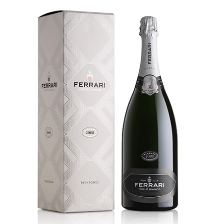 FERRARI PERLE' BIANCO 2015  BLANC DE BLANCS MAGNUM 1,5 LT. - F.LLI LUNELLI