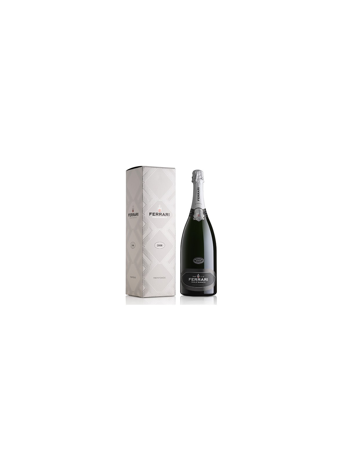 FERRARI PERLE' BIANCO 2015  BLANC DE BLANCS MAGNUM 1,5 LT. - F.LLI LUNELLI