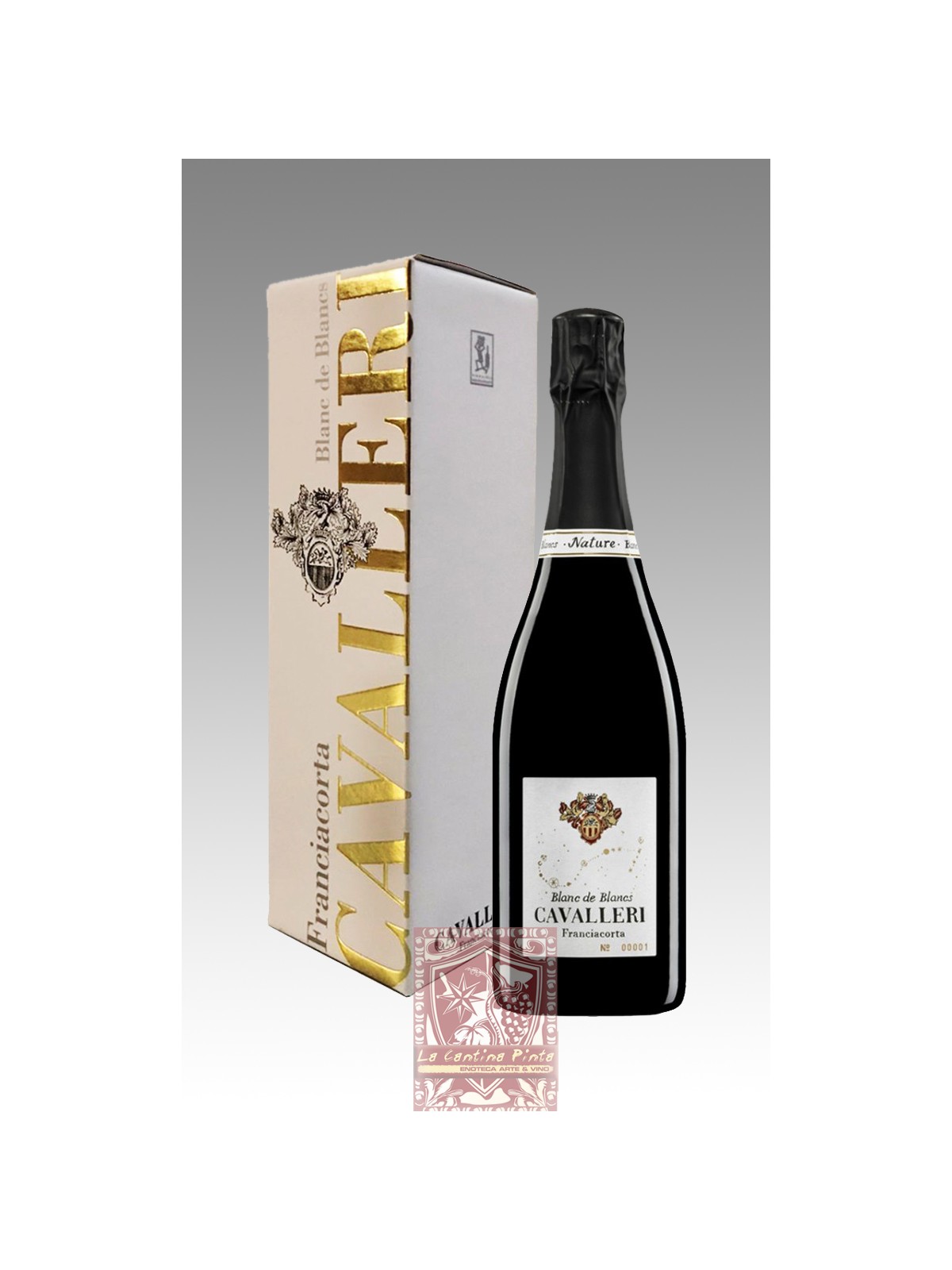 FRANCIACORTA BLANC DE BLANCS NATURE BIO ASTUCCIATO  MAGNUM 1,5 lt - CAVALLERI