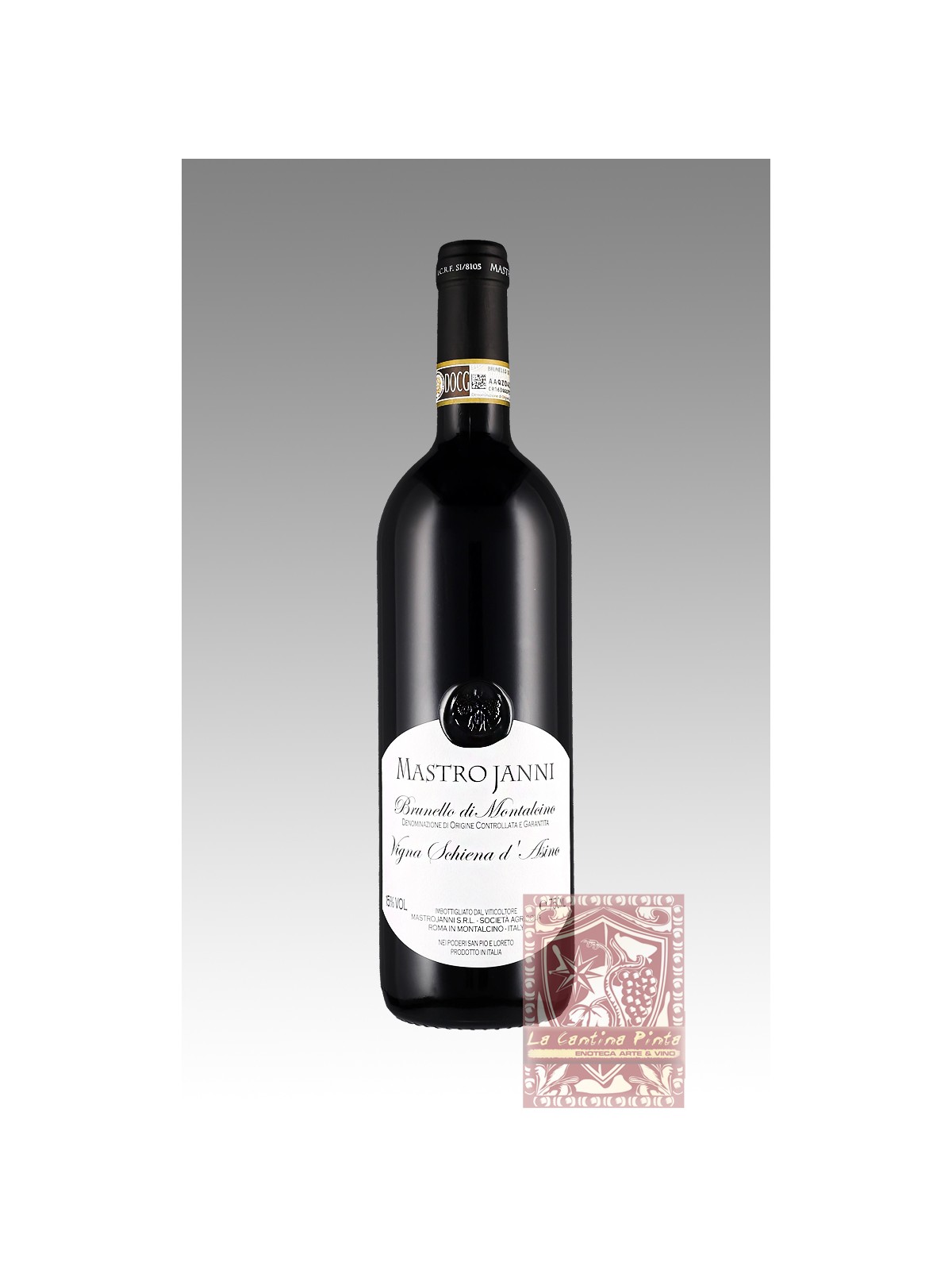 BRUNELLO DI MONTALCINO VIGNA SCHIENA D'ASINO  2008 - MASTROJANNI
