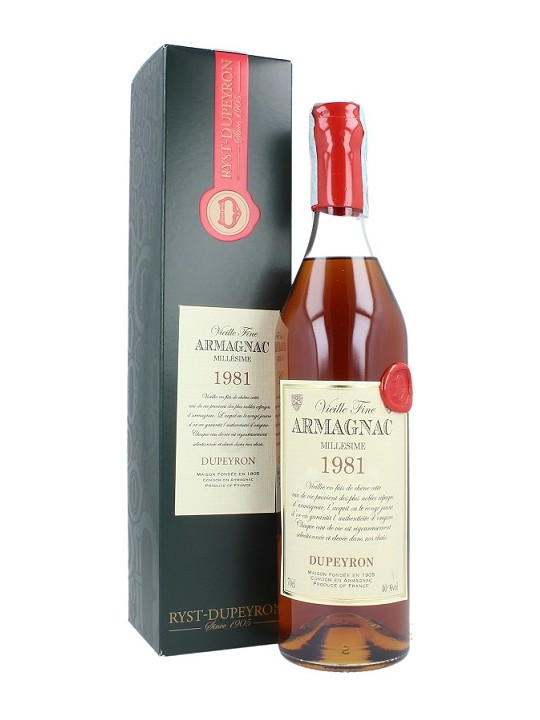 ARMAGNAC MILLESIME 1977 DUPEYRON