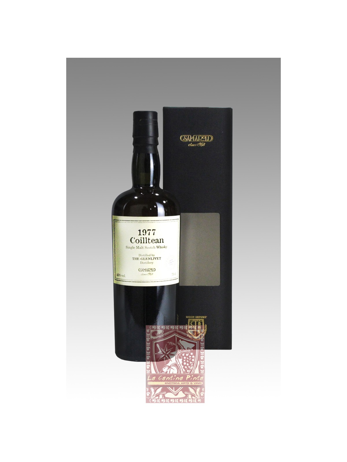 SINGLE MALT SCOTCH WHISKY COILLTEAN  THE GLENLIVET 1977/2007  SEL CASK N° 13167 - SAMAROLI