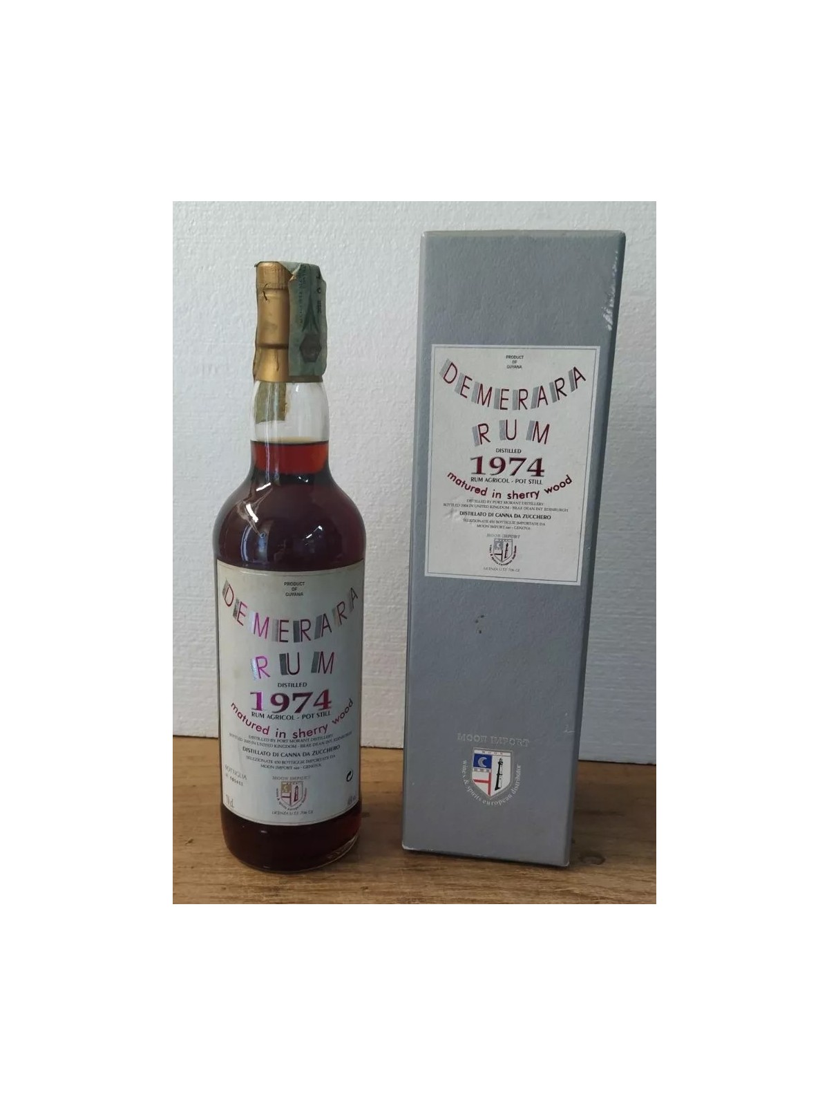 PORT MORANT DEMERARA RUM 1974 30 YO - MOON IMPORT