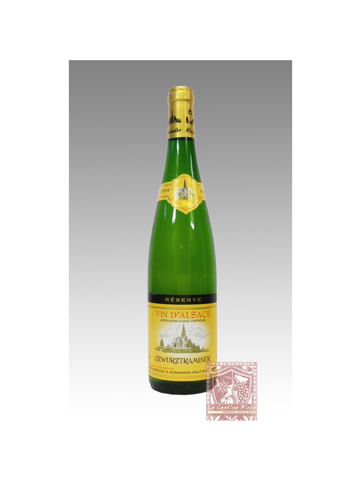 GEWURZTRAMINER RESERVE 2018 VIN D'ALSACE - CAVE VINICOLE A HUNAWIHR