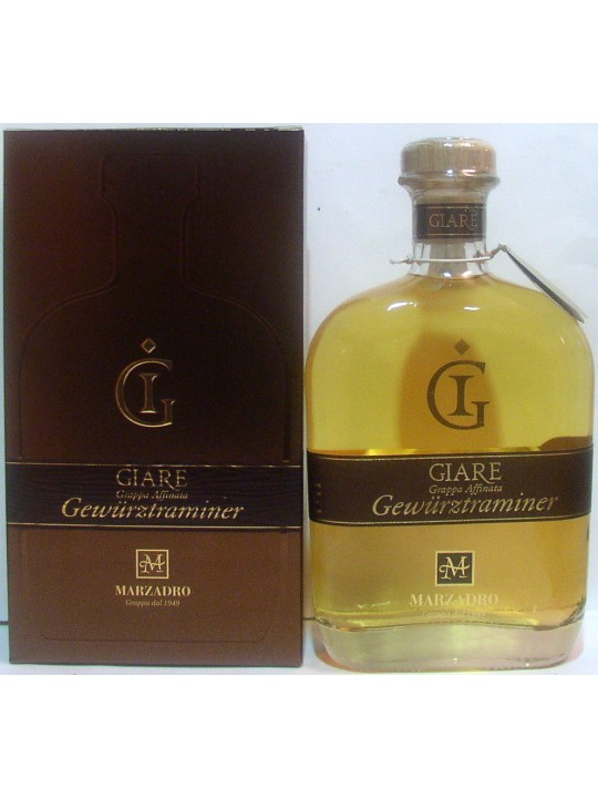 GIARE GRAPPA DI GEWURZTRAMINER AFFINATA IN BOTTI DI ROVERE - MARZADRO