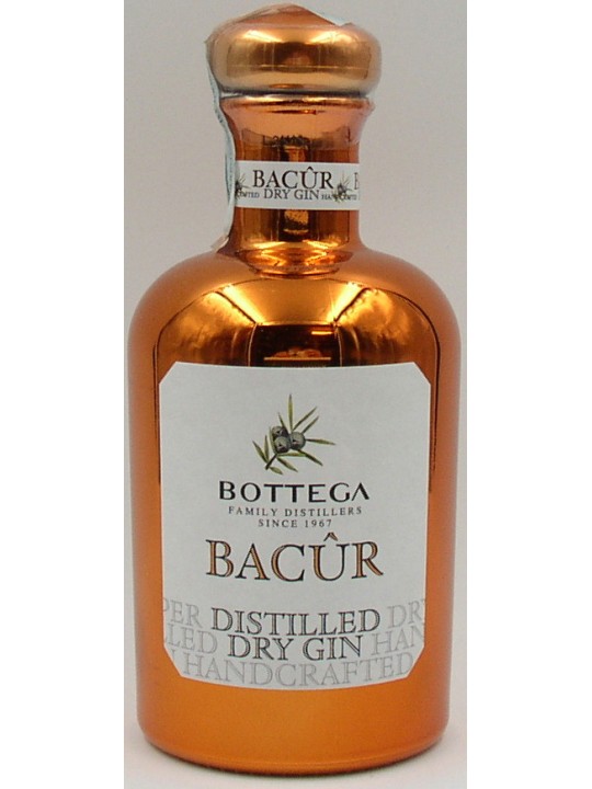 GIN BACUR DISTLLED DRY GIN SPECIAL NUMBERED EDITION - BOTTEGA