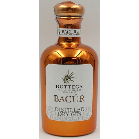 GIN BACUR DISTLLED DRY GIN SPECIAL NUMBERED EDITION - BOTTEGA