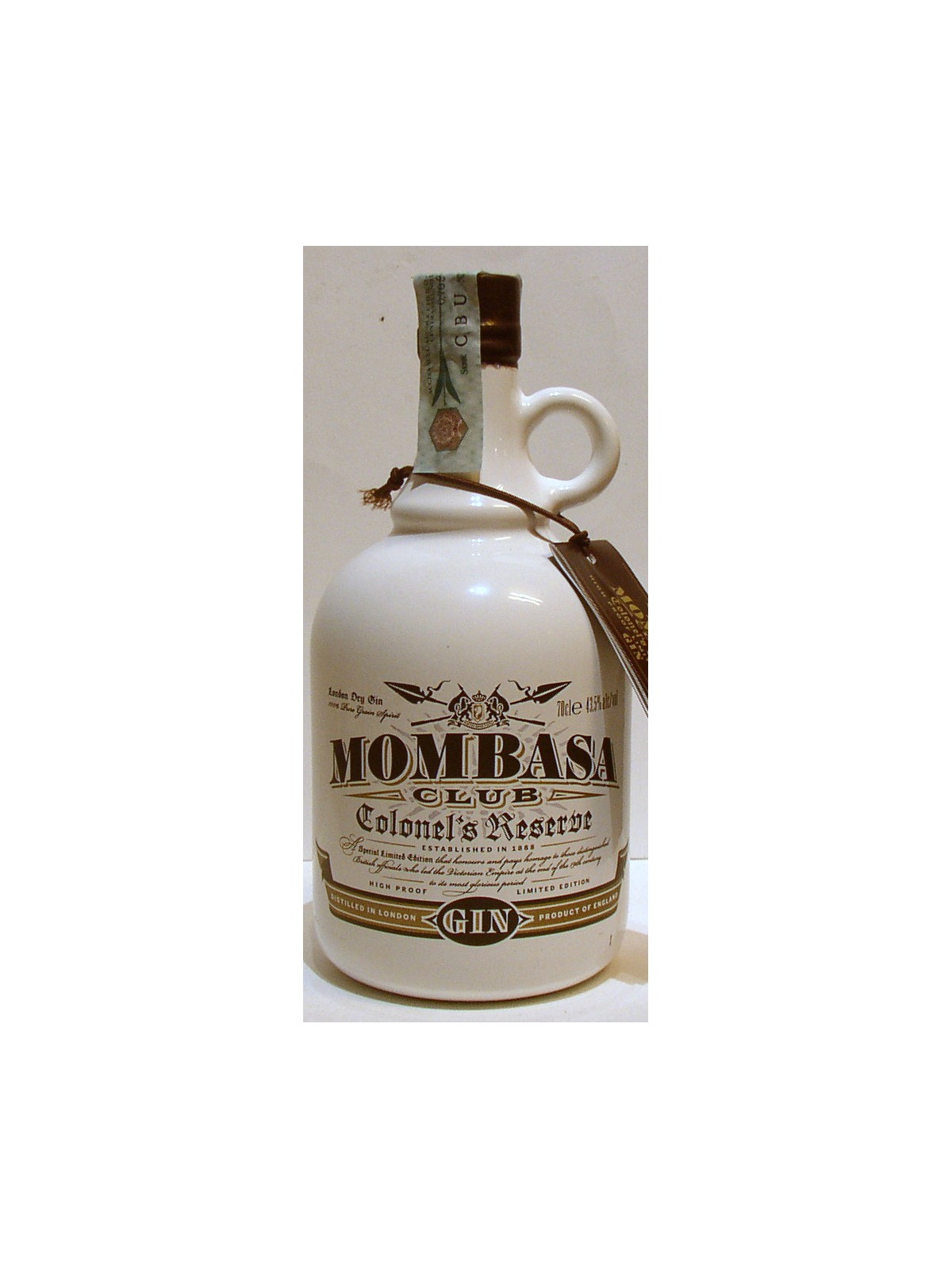 GIN MOMBASA CLUB COLONEL'S RESERVE LONDON DRY GIN LIMITED EDITION