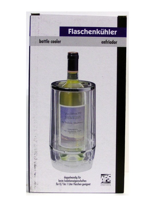 GLACETTE RAFFREDDAVINO PER BOTTIGLIE IN ACRILICO TRASPARENTE (BOTTLE COOLER)