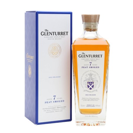 GLENTURRET 2022 RELEASE 7 YO PEAT SMOKE WHISKY