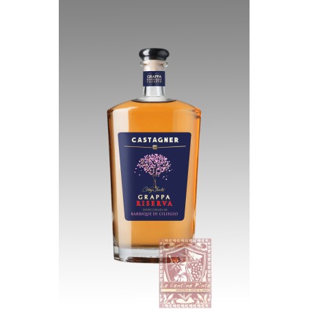 GRAPPA  RISERVA INVECCHIATA IN BARRIQUE DI CILIEGIO  - CASTAGNER
