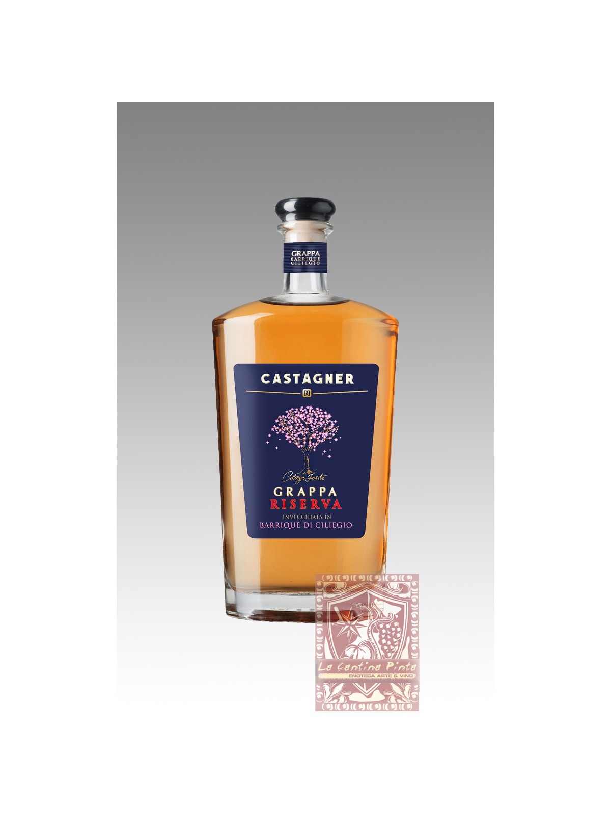 GRAPPA  RISERVA INVECCHIATA IN BARRIQUE DI CILIEGIO  - CASTAGNER