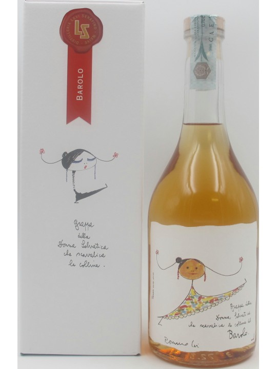 GRAPPA DELLA DONNA SELVATICACHE SCAVALCA LE COLLINE DI BAROLO - LEVI SERAFINO