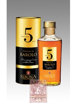 GRAPPA DI BAROLO INVECCHIATA 5 ANNI  - DISTILLERIA SIBONA