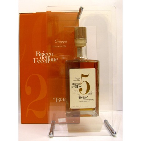 GRAPPA DI BRICCO DELL'UCCELLONE 2015 IN PLEXIGLASS  - BRAIDA