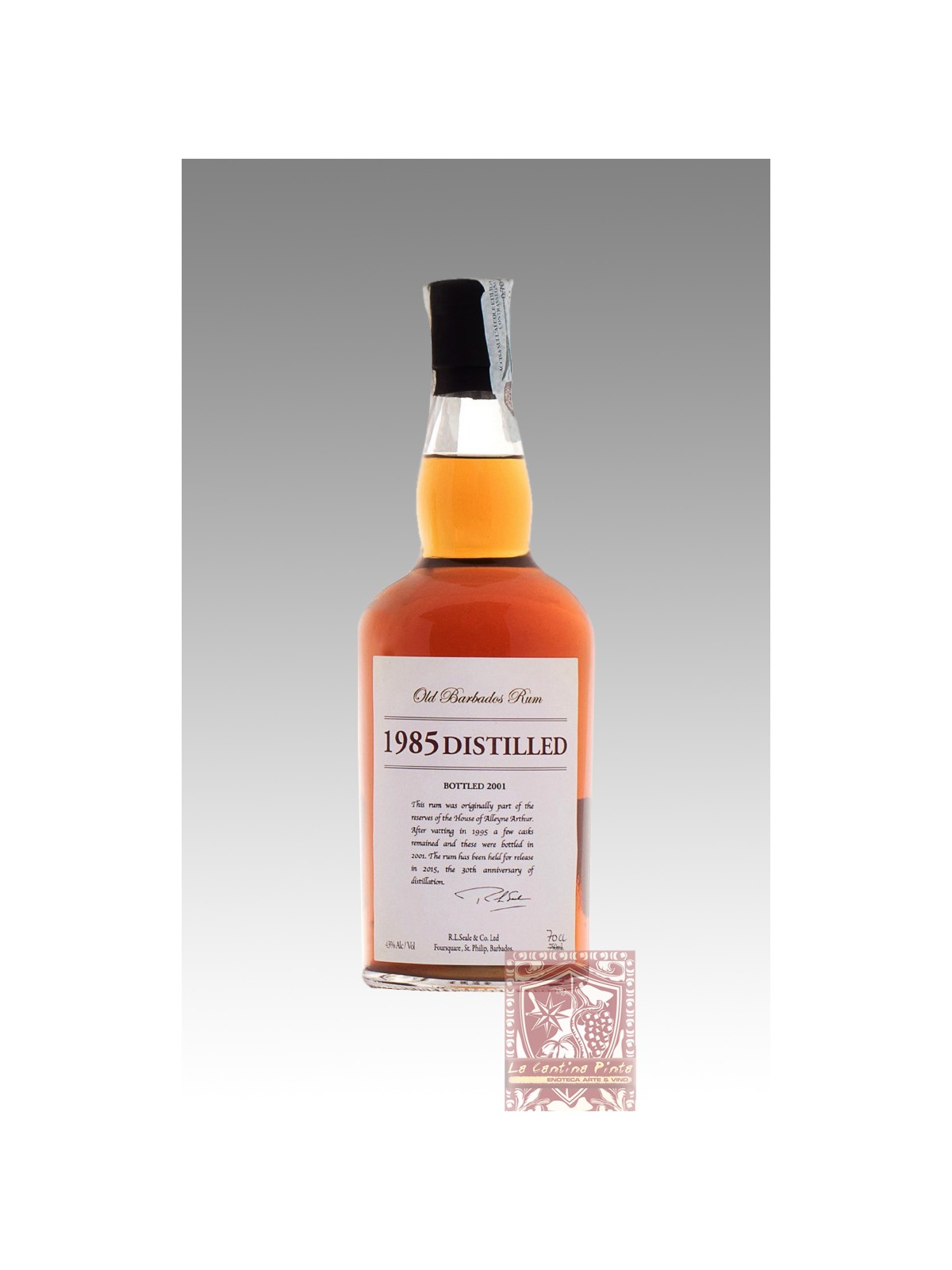 RUM FOURSQUARE 1985 OLD BARBADOS R.L. SEALE 70 cl - VELIER