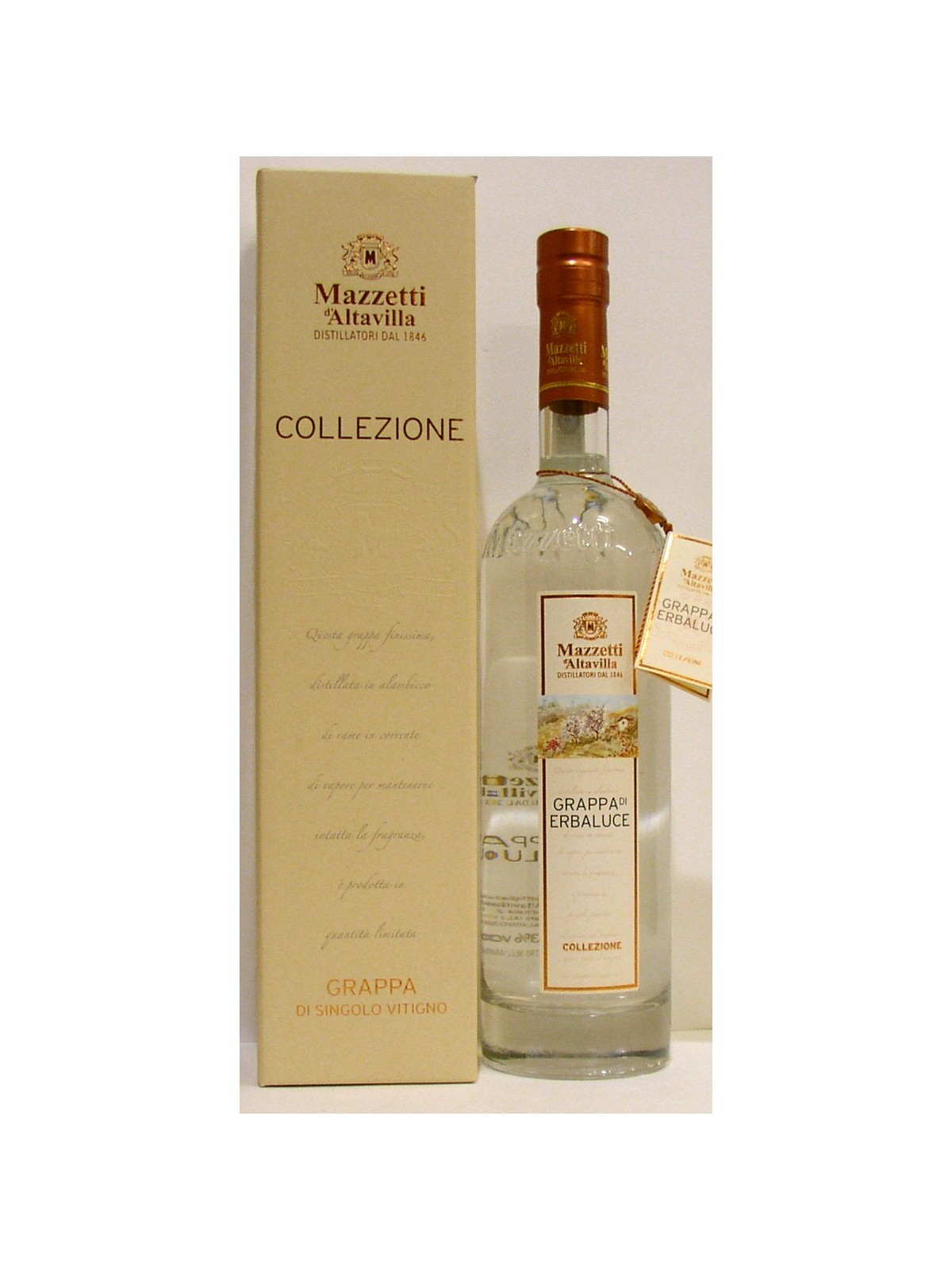 GRAPPA DI ERBALUCE - MAZZETTI D'ALTAVILLA