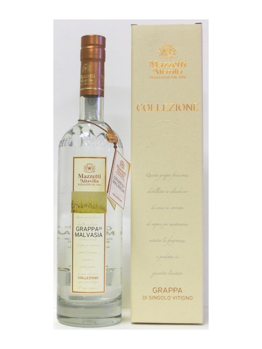 GRAPPA DI MALVASIA BIANCA - MAZZETTI D'ALTAVILLA