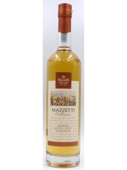 GRAPPA DI MOSCATO BARRICATA - MAZZETTI D'ALTAVILLA
