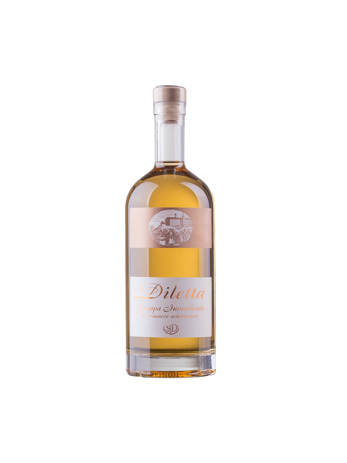 GRAPPA DILETTA BIANCA 1 LT  - DUE TIGLI