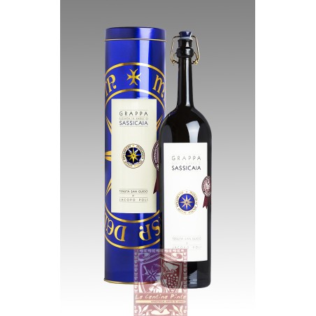 GRAPPA ELEVATA IN BARRIQUE DI SASSICAIA - POLI