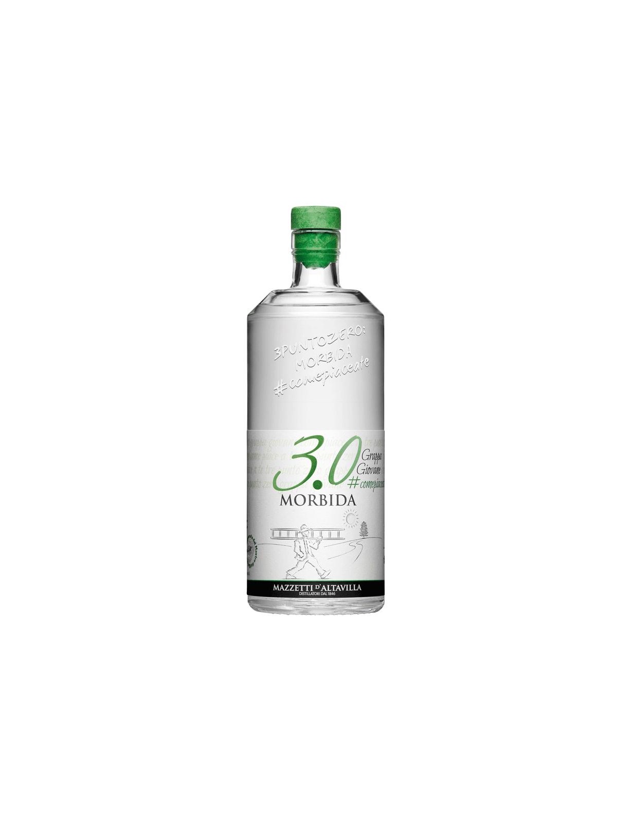 GRAPPA MORBIDA  3.0 - MAZZETTI D'ALTAVILLA 1 LT