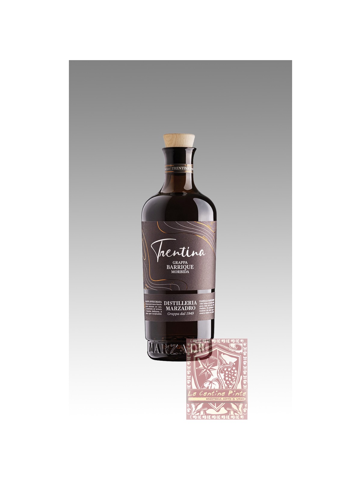 GRAPPA MORBIDA LA TRENTINA  BARRIQUE - MARZADRO