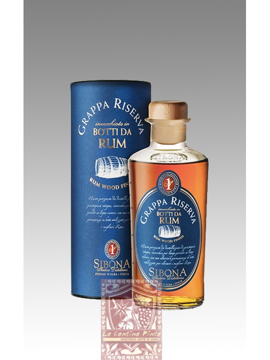 GRAPPA RISERVA AFFINATA IN BOTTI DA RUM - DISTILLERIA SIBONA