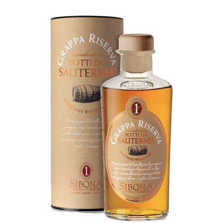 GRAPPA RISERVA AFFINATA IN BOTTI DA SAUTERNES - DISTILLERIA SIBONA