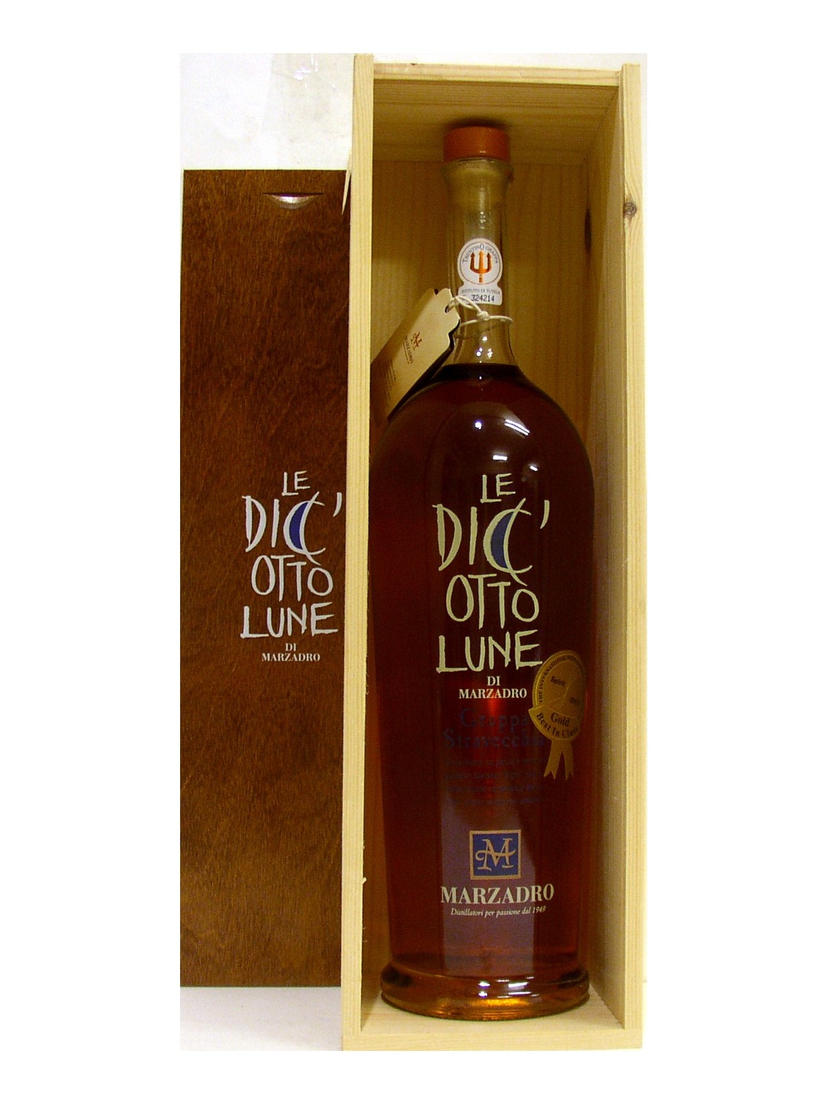 GRAPPA STRAVECCHIA LE DICIOTTO LUNE MAGNUM 1,5 LT. - MARZADRO