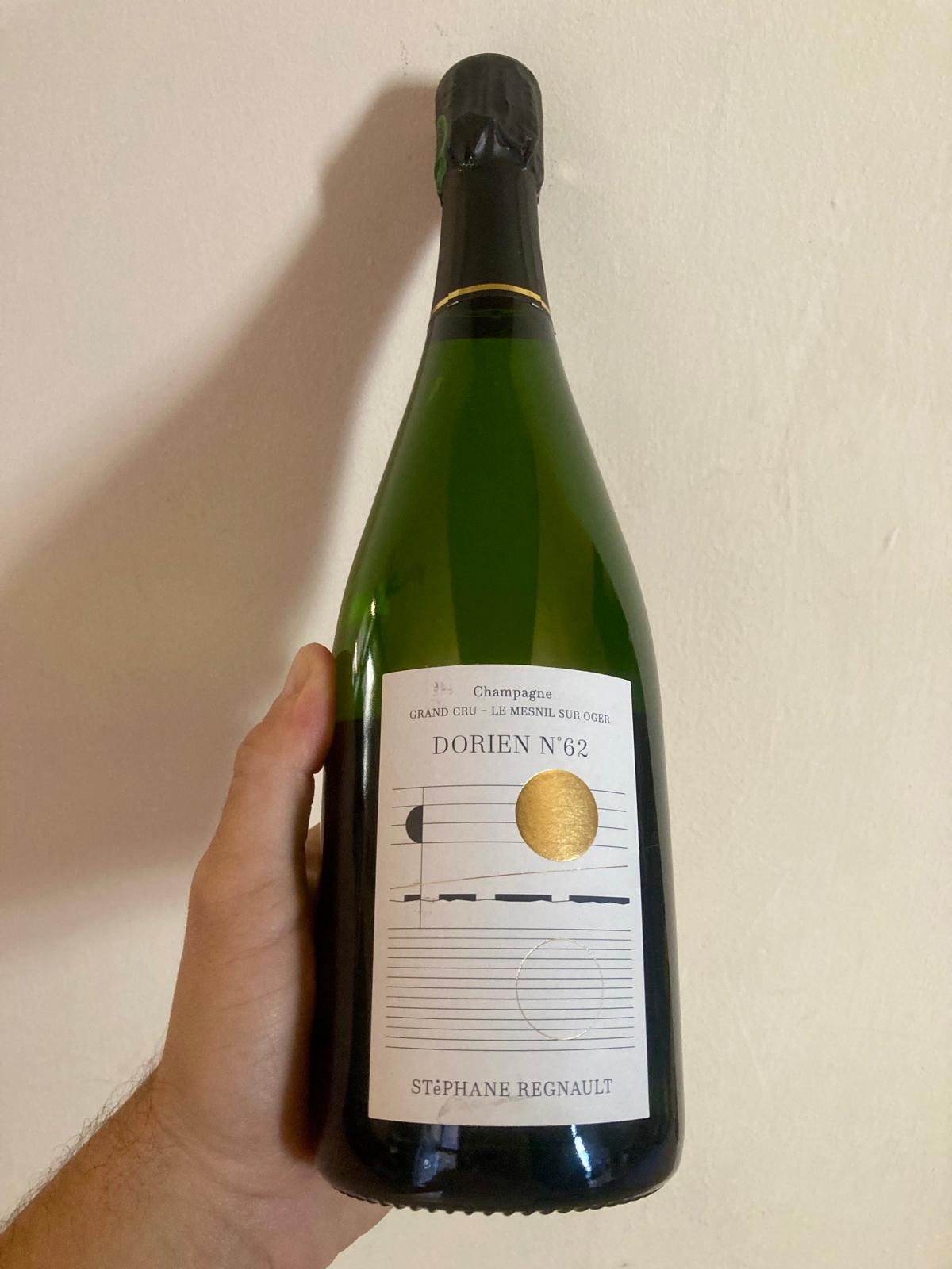 CHAMPAGNE  DORIEN N° 62  Extra Brut GRAND CRU V17 - STEPHANE REGNAULT
