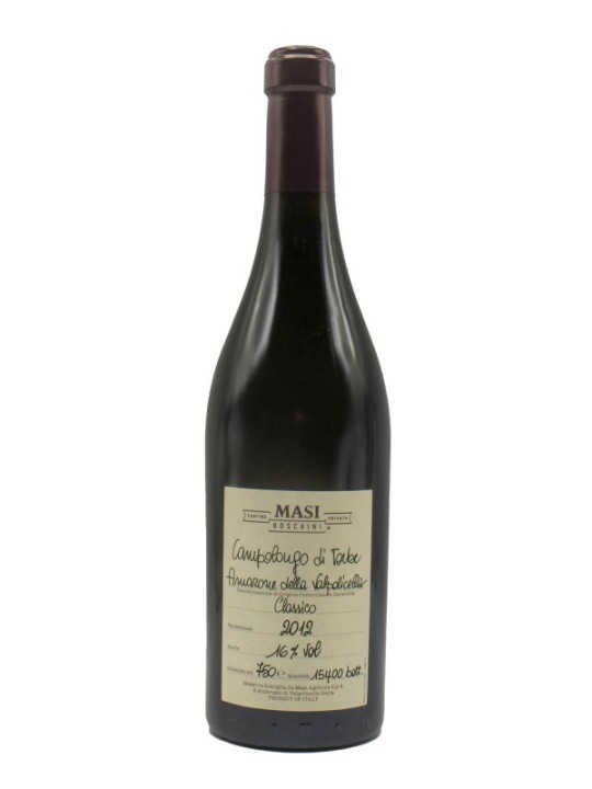 AMARONE CLASSICO 2012 CAMPOLONGO DI TORBE - MASI