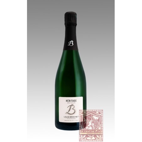 CHAMPAGNE HERITAGE BRUT NATURE LOUIS BROCHET, ECUEIL