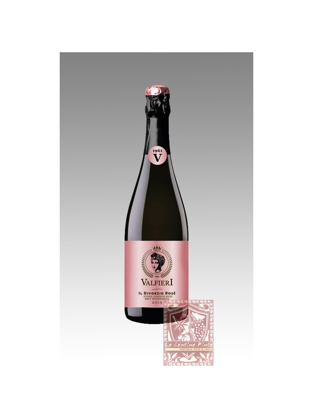IL DIVORZIO BRUT ROSE'  METODO CLASSICO 2019 - VALFIERI