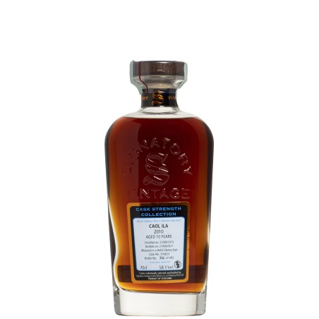 ISLAY SINGLE MALT SCOTCH WHISKY CASK STRENGTH COLLECTION CAOL ILA 2010 9 YO - SIGNATORY VINTAGE