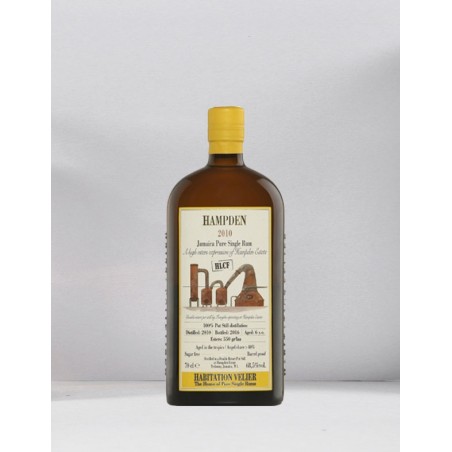 JAMAICA PURE SINGLE RUM HAMPDEN HLCF 2010 HABITATION