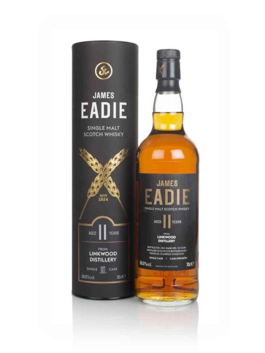 JAMES EADIE SINGLE MALT SCOTCH WHISKY 11 Y.O. FROM LINKWOOD DISTILLERY 2009/2020 CASK 300025