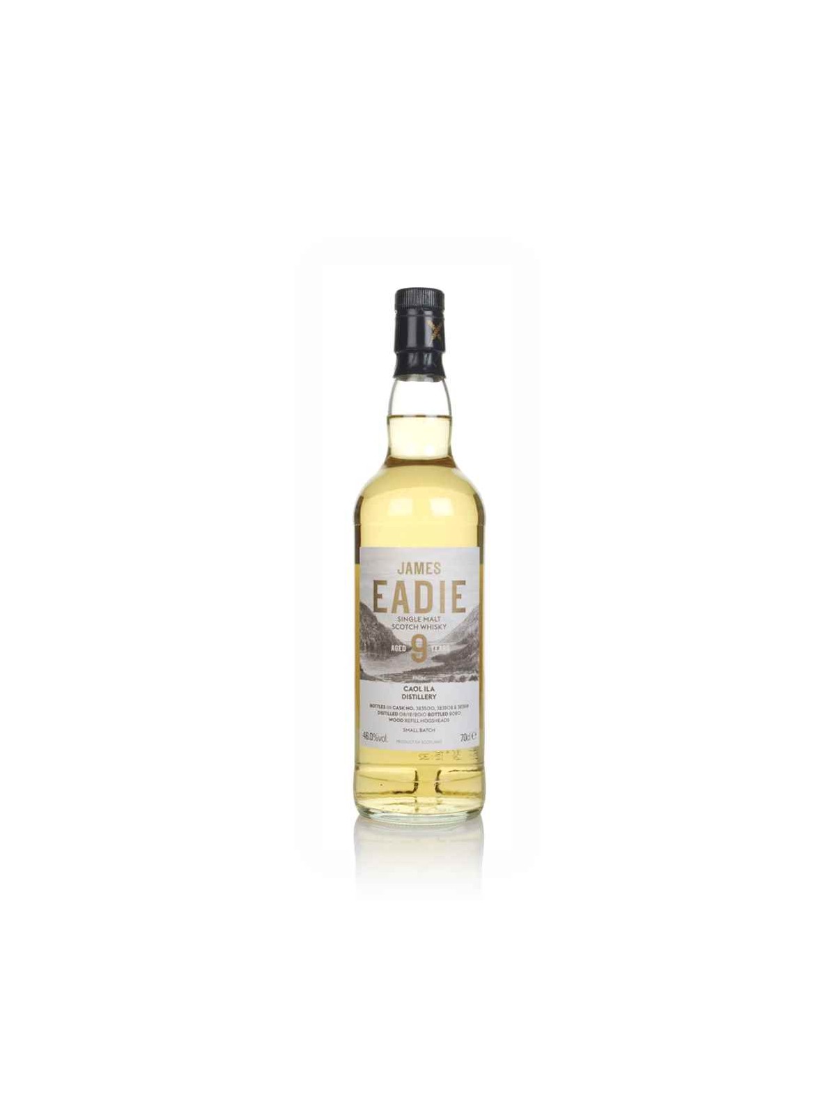 JAMES EADIE SINGLE MALT SCOTCH WHISKY 9 Y.O. CAOL ILA DISTILLERY 2010/2020 CASK 323502 & 323518