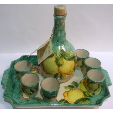 KIT CERAMICA CON BICCHIERI E LIMONCELLO CL.50