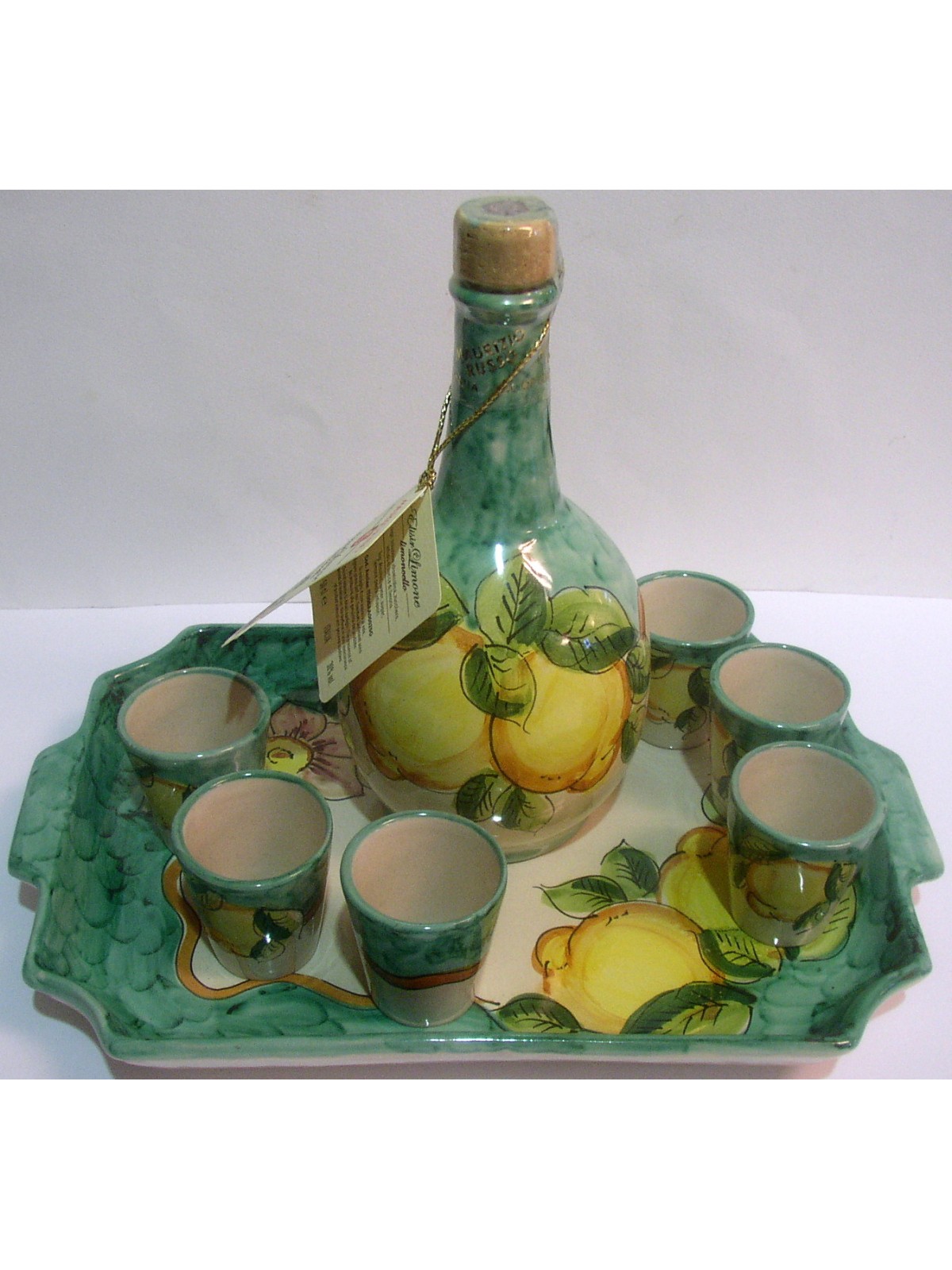 KIT CERAMICA CON BICCHIERI E LIMONCELLO CL.50