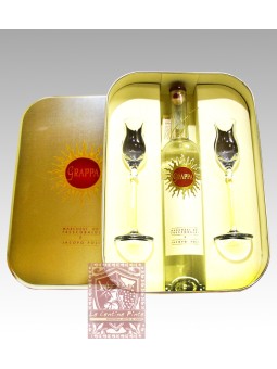 KIT GRAPPA DI LUCE CON 2 BICCHIERI