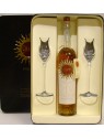 KIT GRAPPA DI LUCE INVECCHIATA + 2  BICCHIERI