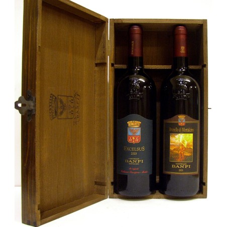 KIT IN CASSA LEGNO BRUNELLO/EXCELSUS BANFI