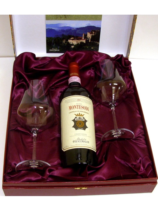KIT MONTESODI 2003 + 2 BICCHIERI RASTAL