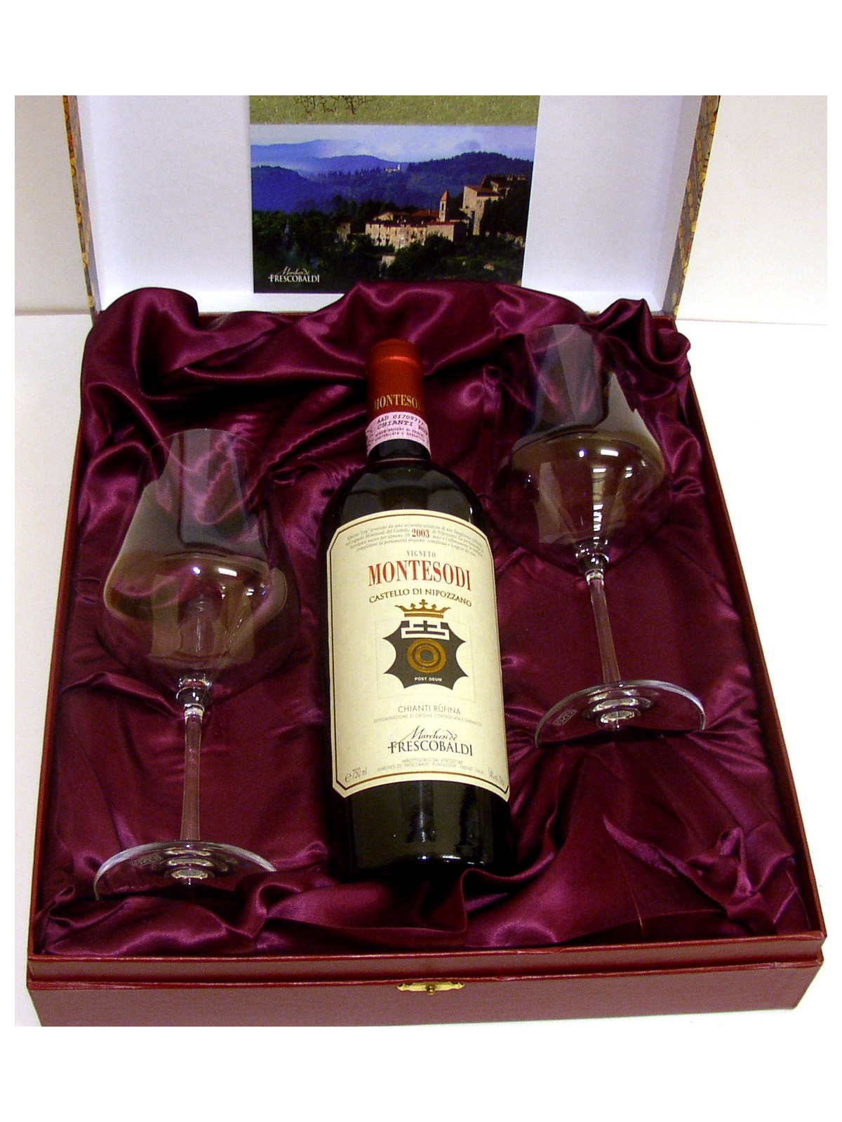 KIT MONTESODI 2003 + 2 BICCHIERI RASTAL