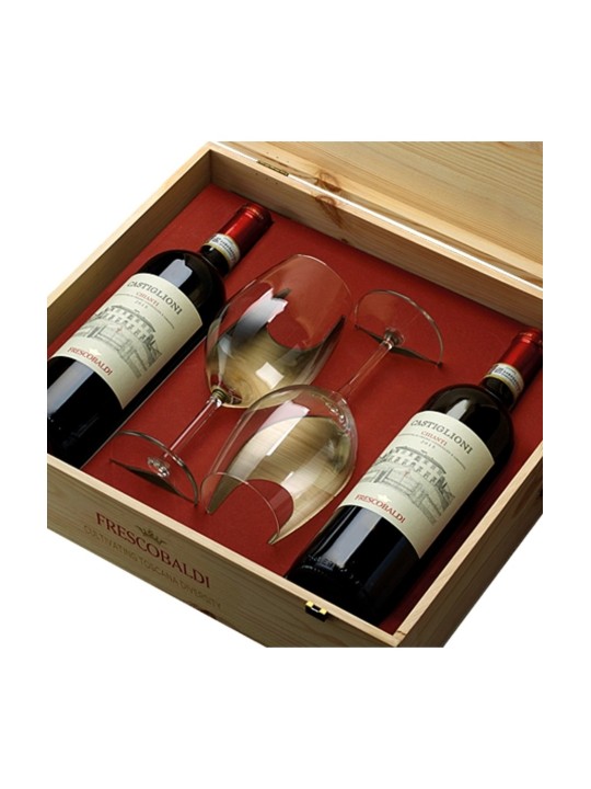 KIT CHIANTI CASTIGLIONI 2022 FRESCOBALDI + N.2 BICCHIERI
